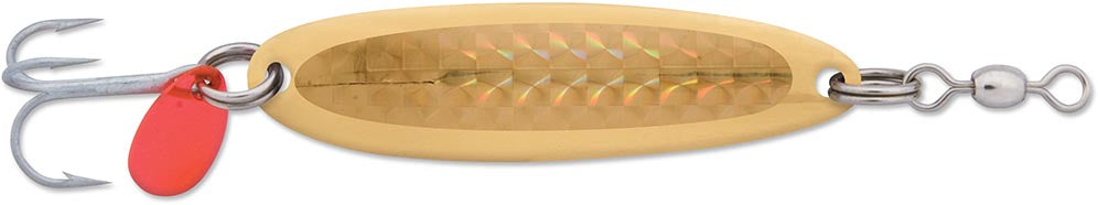 Versatile Fishing Spoon Lure with Treble Hook - 1/2 oz