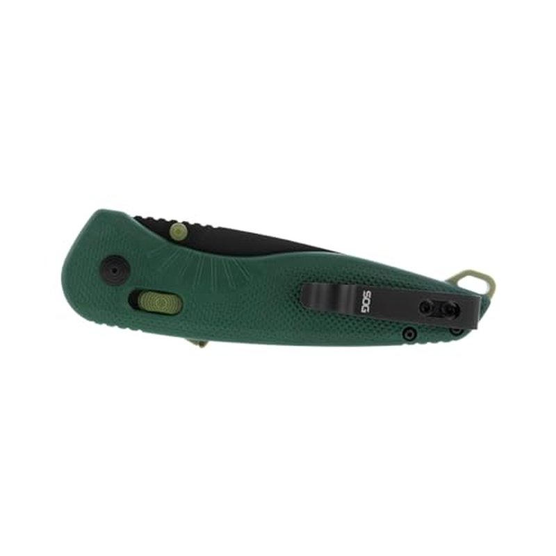 SOG Aegis AT Ambidextrous Outdoor Pocket Easy to Carry Folding Knives | CRYO D2 Stainless Steel Blade | AT-XR Lock