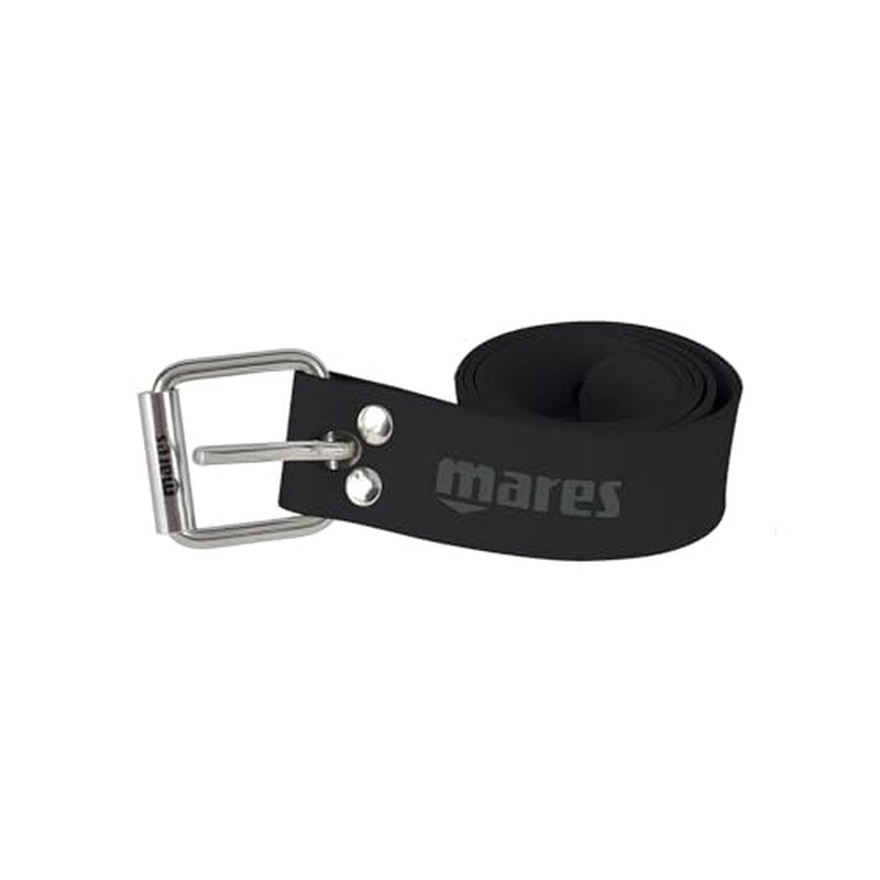 Mares Elastic Diving Weight Belt with Marseillaise Stainless Steel Quick-Release Buckle - 140cm Long Dive Belt for Scuba Diving, Freediving, Spearfishing
