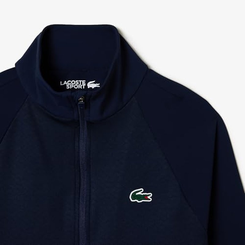 Lacoste Women's Sport Slim Fit Zip-up Golf Layering Jacket