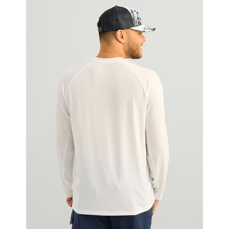 HUK Men's A1a Crew, Quick-Dry, Breathable Fishing Shirt