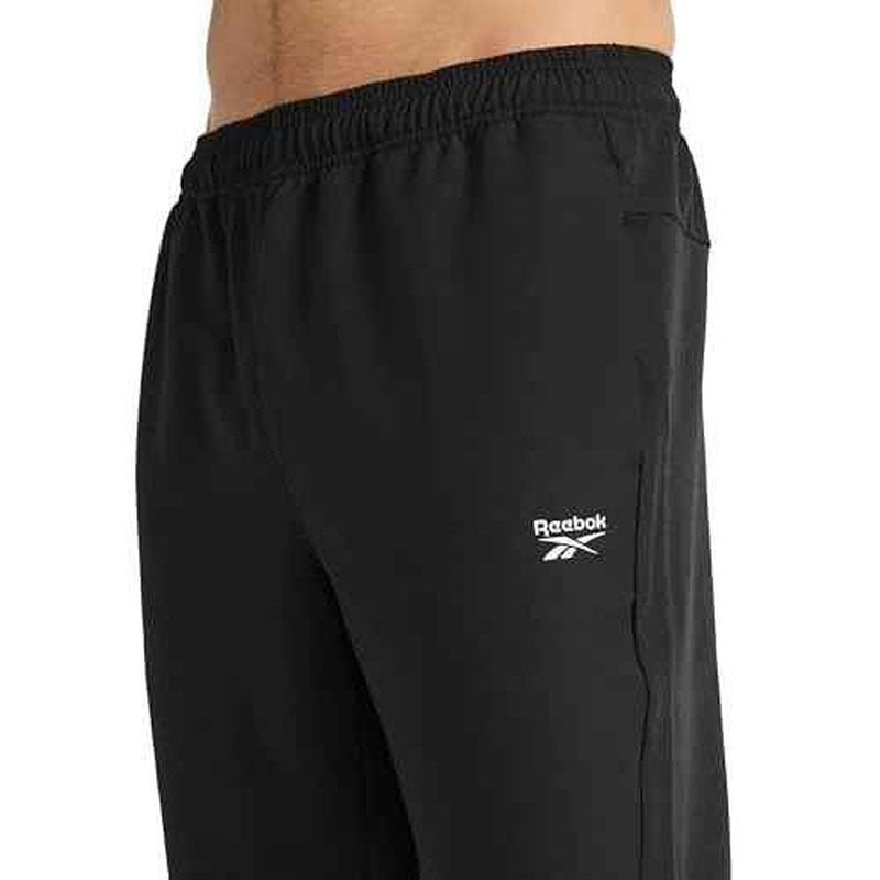 Reebok Men's Repeat Woven Pant, Standard Fit, 30¡± Inseam, Lightweight Stretch Poly-Blend Fabric