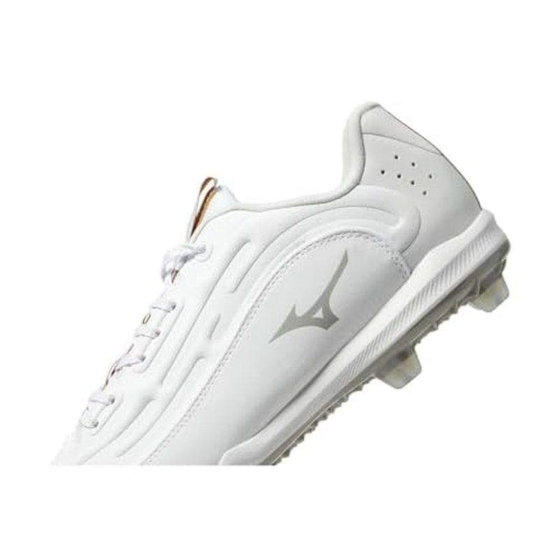 Mizuno Men's Ambition 3 Low TPU Baseball Cleats, White, 12