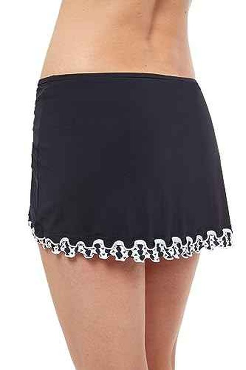 Profile by Gottex Womens Enya Skirted Bikini Bottoms, Black, 16 US