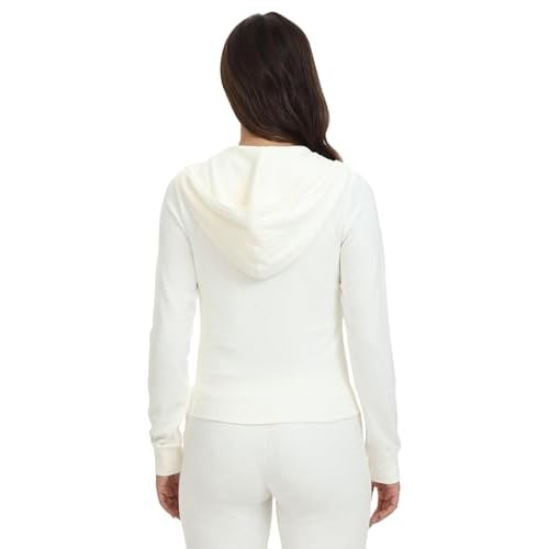 Juicy Couture Women's Heritage Rib Trim Kangaroo Pocket Track Jack