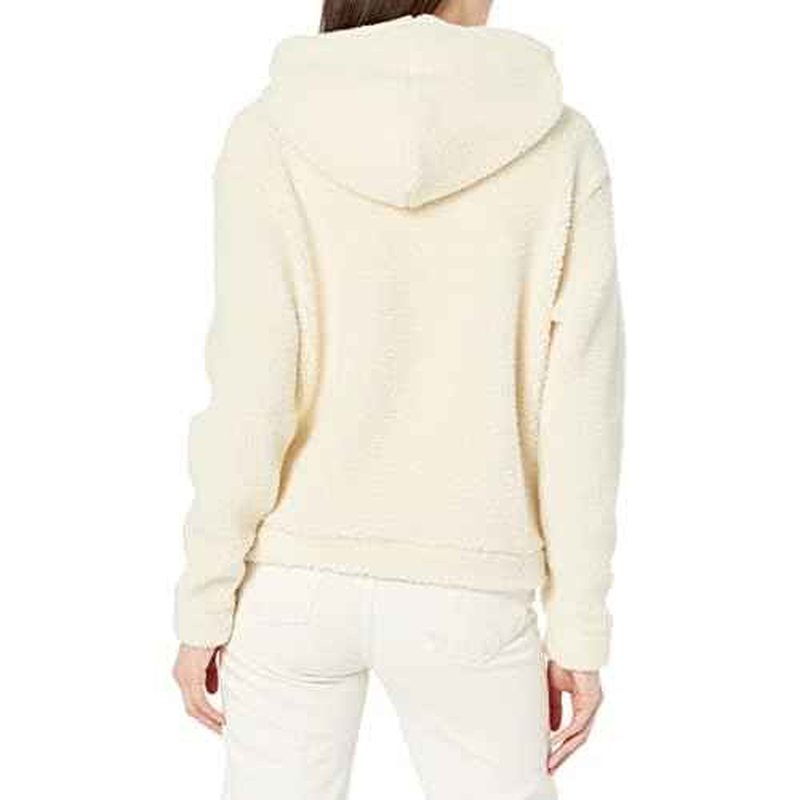 HUGO Women's Comfy Teddy Hooded Sweatshirt