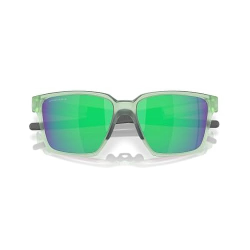 Oakley OO9430 Actuator Square Rectangular Sunglasses, Matte Transparent Jade/Prizm Jade, 57 mm