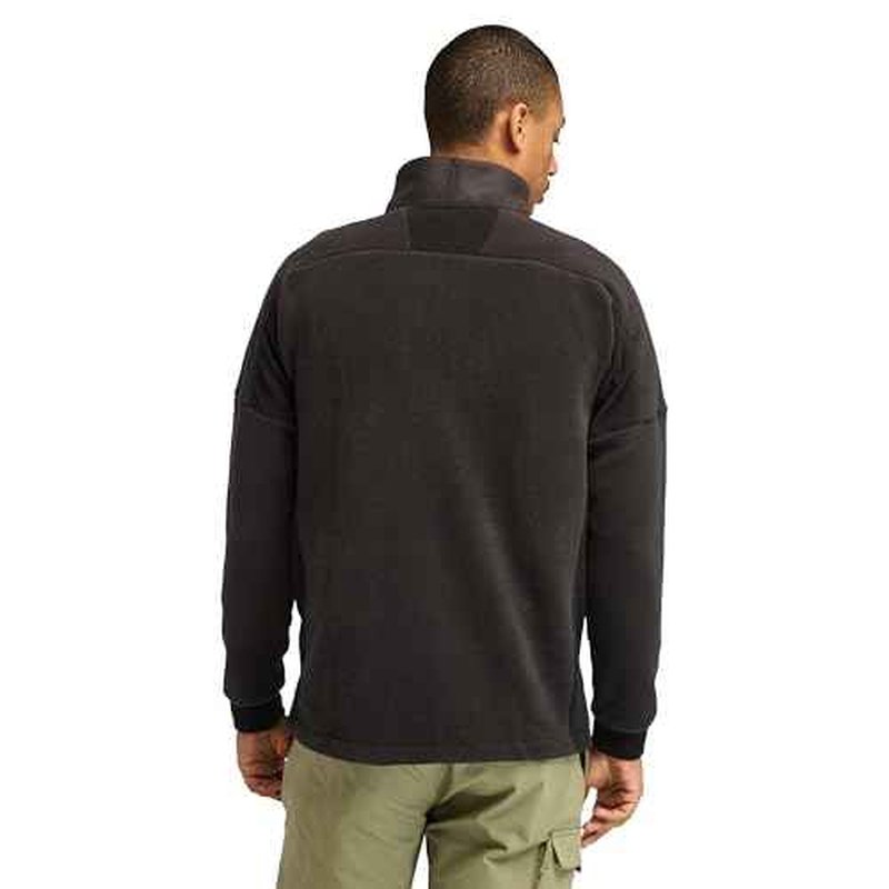 Timberland mens Polartec Mix Media Full Zip Fleece
