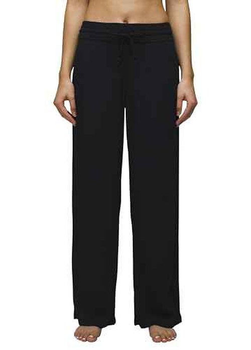 prAna Women's Standard Fernie Beach Pant, Black, L