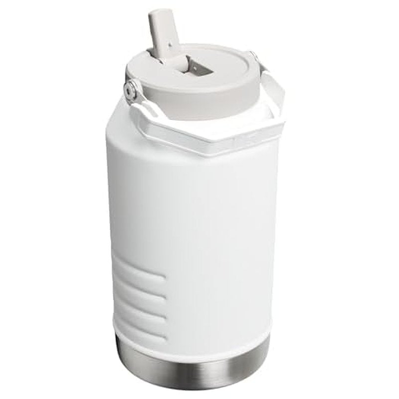 Stanley IceFlow 2.0 Flip Straw Jug with Handle 96 oz | Twist On Lid and Flip Up Straw | Leakproof for Travel and Sports | Insulated Stainless Steel | BPA-Free | Frost