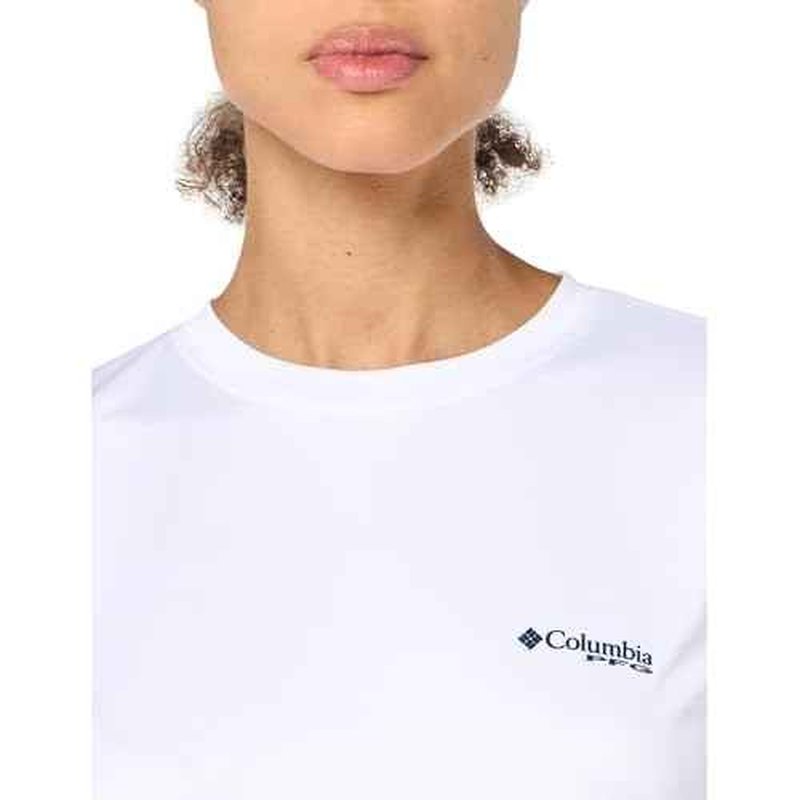 Columbia Women's Tidal Tee PFG Fish Star Long Sleeve