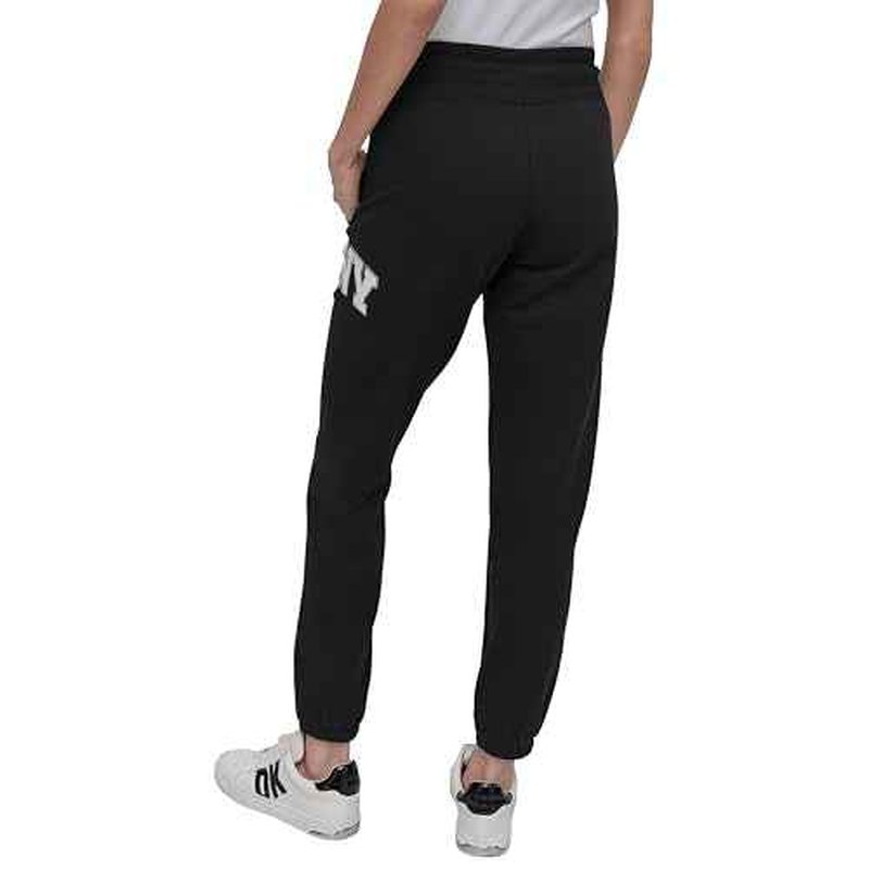 DKNY Women's Drawstring Fleece Jogger Sweatpant