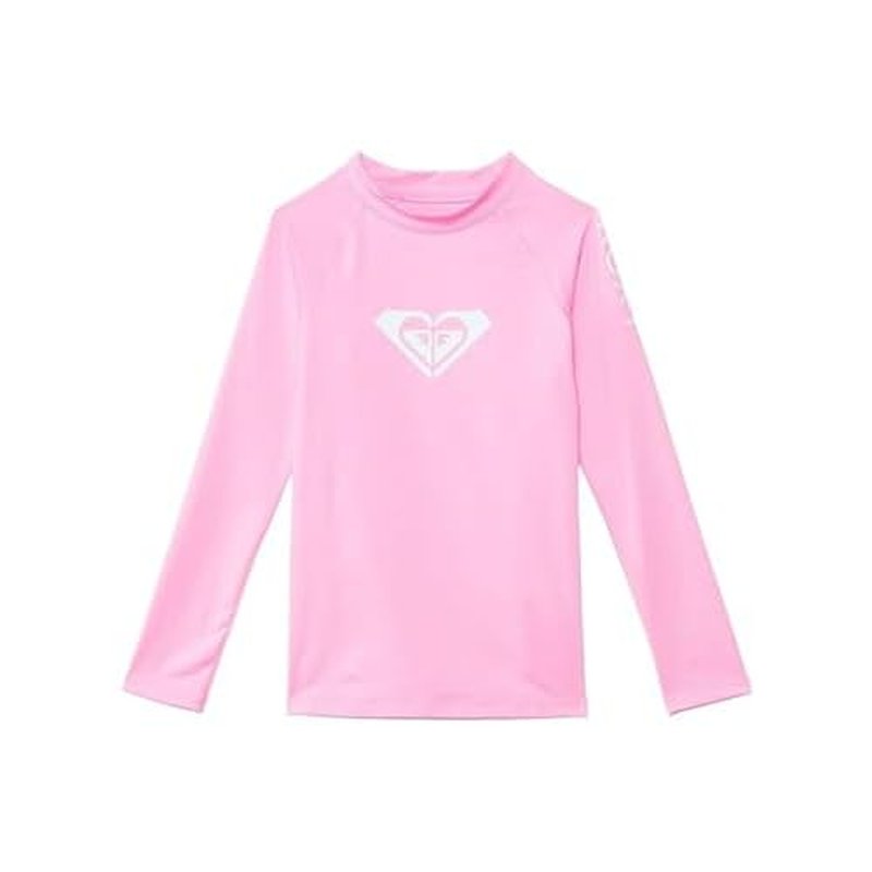 Roxy Girls' Whole Hearted Long Sleeve Rashguard Surf Shirt