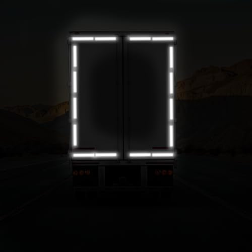 7 Sheets Reflective Stickers,12 x 8 inch Dot Reflective Stickers, Night Warning Reflection Tape, Waterproof Reflections Paper for Bikes, Cars, Mailbox