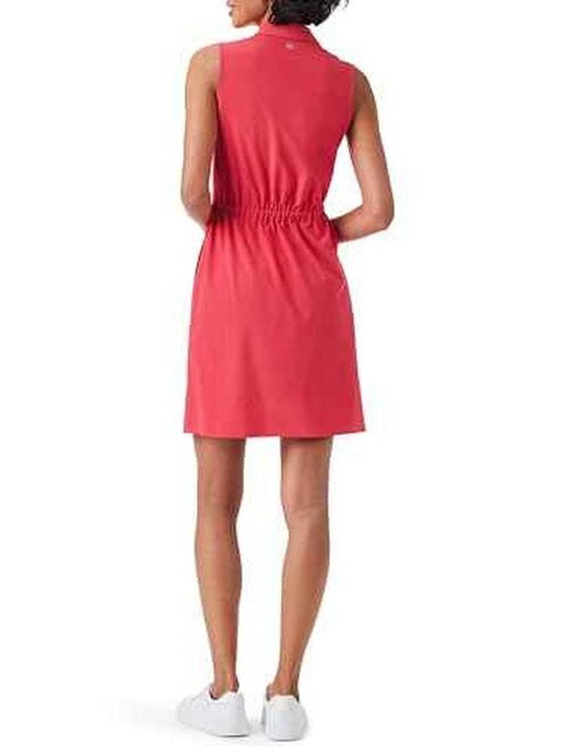 NIC+ZOE Women's TECH Stretch Collared Dress, Geranium