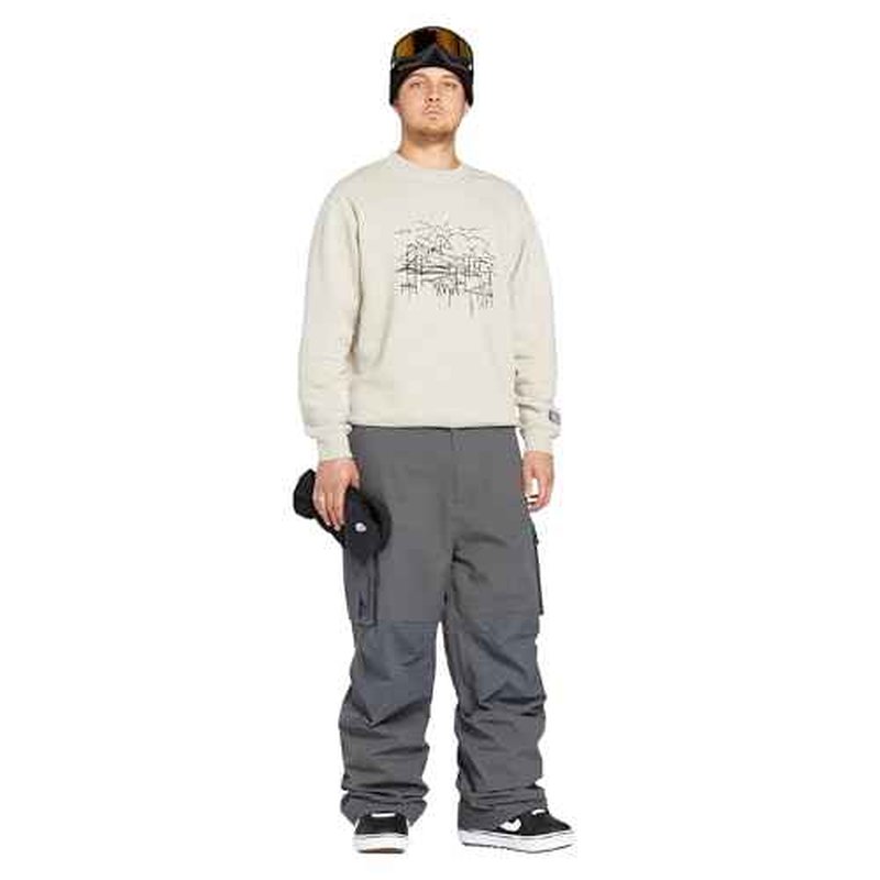 Volcom Men's Essential Crew Fleece Snowboard Winter Sweatshirt