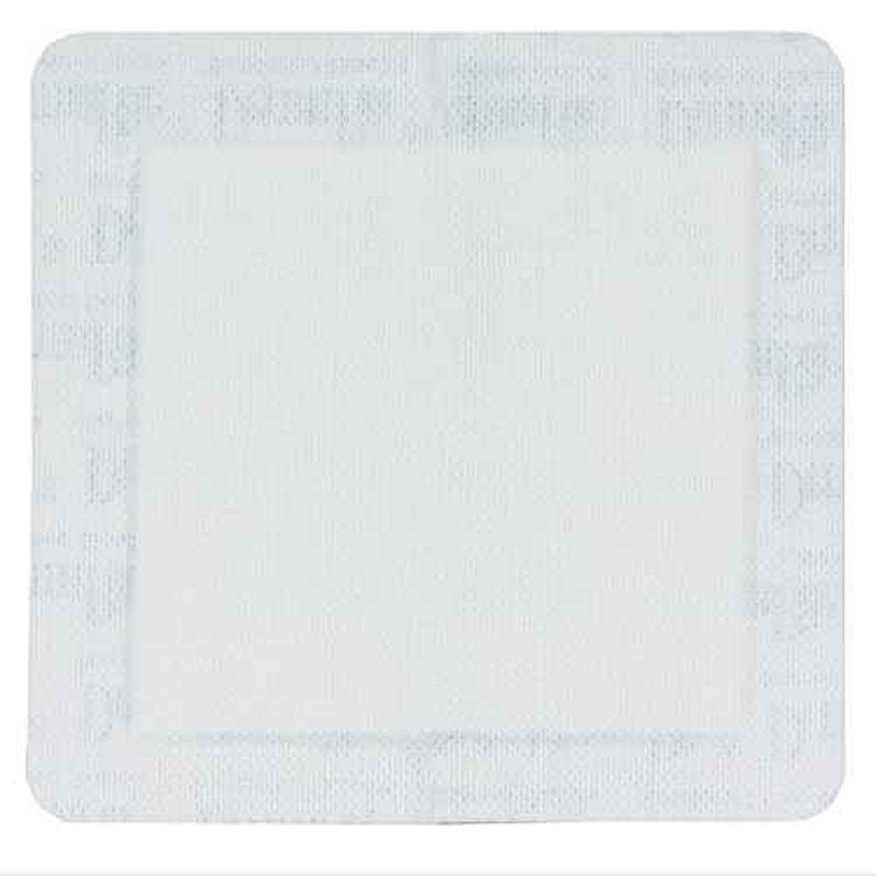 DermaRite's Sterile Bordered Gauze Dressing with Adhesive Border - Flexible Non-Linting Material, First-Aid, Individually Packaged - 2 in. x 2 in., 1 Count, 50 Packs, 50 Total