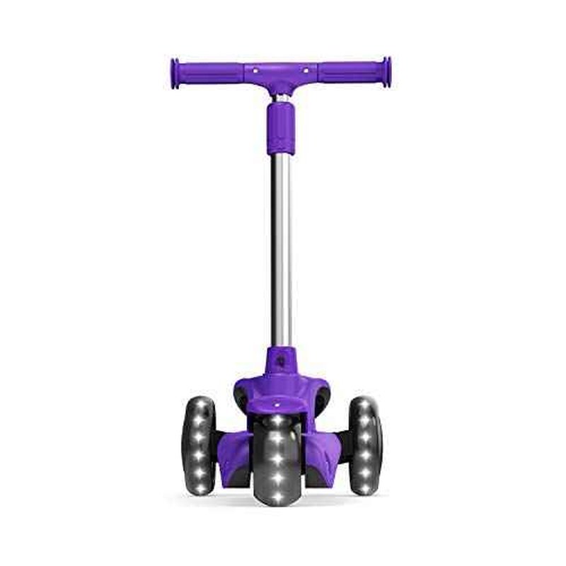Jetson Lumi 3 Wheel Light-Up Kick Scooter for Girls or Boys, Ages 3+ - Max Grip Light Up Deck and PVC Wheels- Adjustable Height