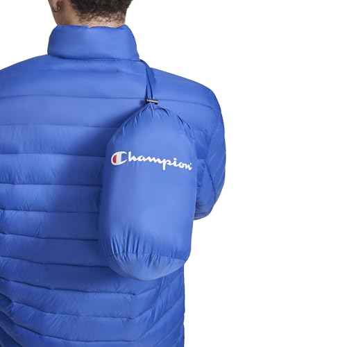 Champion mens Lightweight Packable Puffer Jacket