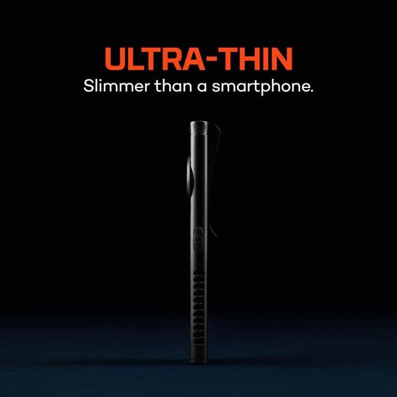 NEBO Slim Mini UV Flashlight - 150 Lumens, 4 Light Modes, Rechargeable & Waterproof | Portable Magnetic Pocket Light