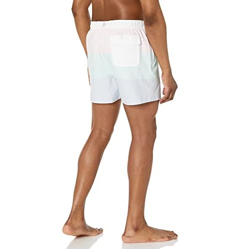 Brooks Brothers Men's Standard Color Block Swim Trunks