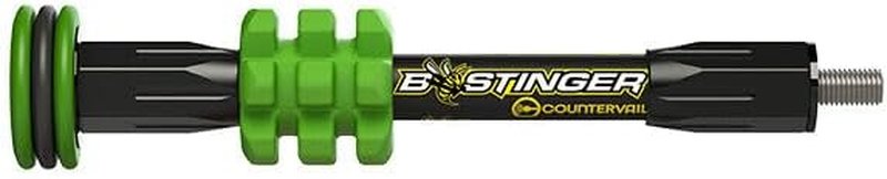 B-Stinger MicroHex Stabilizer - 8" Green Archery Stabilization Accessory