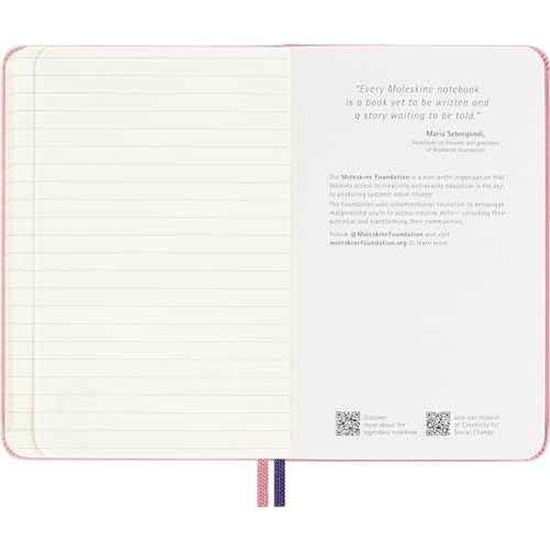Moleskine Limited Edition Sakura Notebook with lenticular optical-effect cover by Momoko Sakura, Hard Cover, Ruled, Pocket (3.5" x 5.5"), Maruko floral, 160 pages