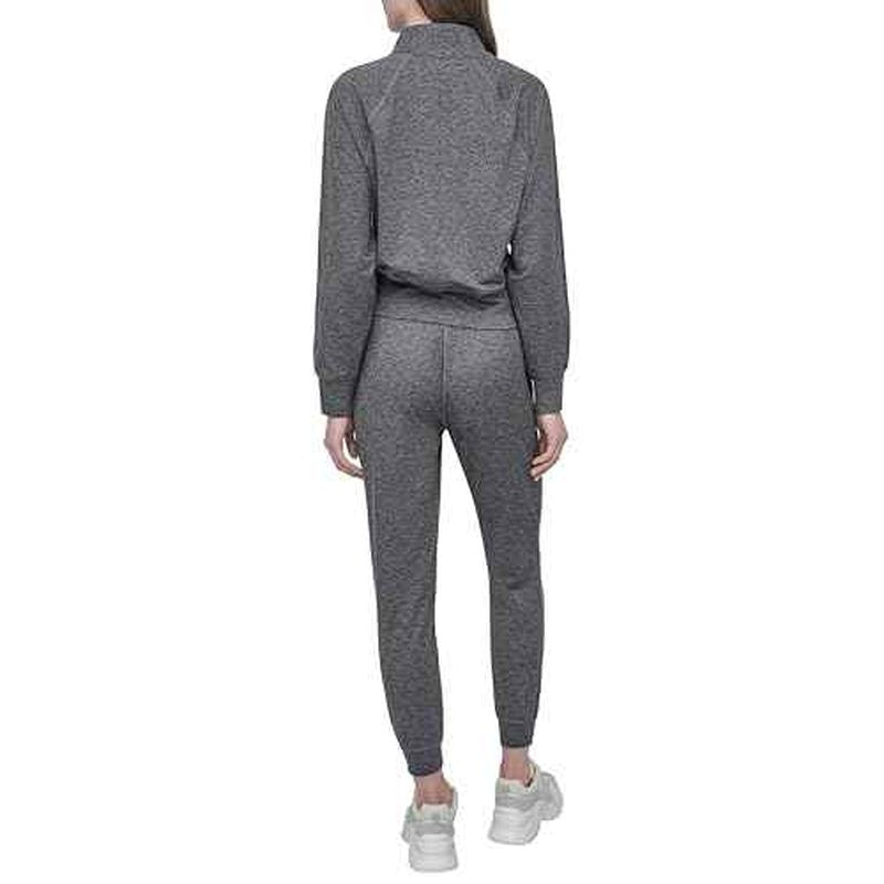 DKNY Womens High Waist Slim Fit Jogger Sweatpant