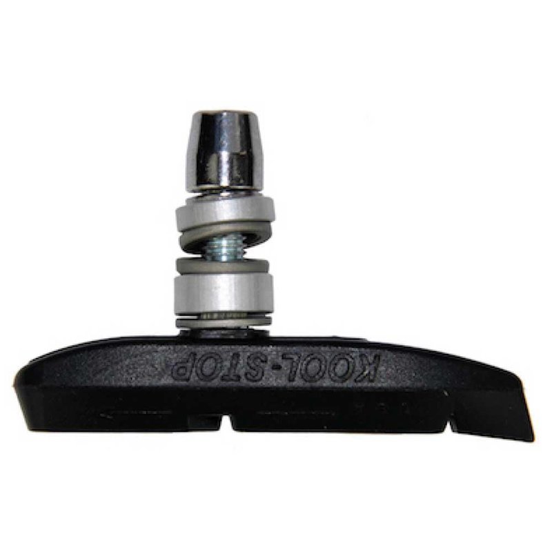 Kool Stop Supra 2 Bicycle Brake Shoes (Threaded, Black)