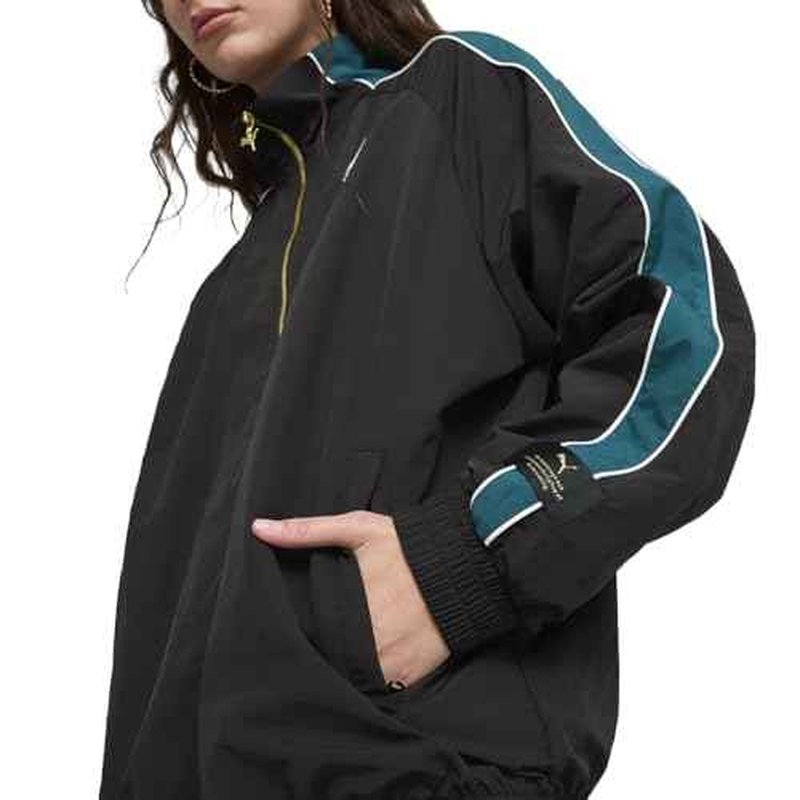 PUMA Men's Iconic T7 Track Jacket (Available in Big and Tall Sizes), Black AW24, XX-Large