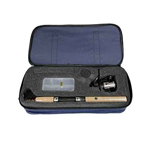 Okuma Voyager Spinning Freshwater Travel Kit, VS-605-20, Blue