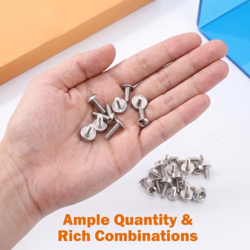 18 pcs Stainless Steel Helmet Visor Screws for Football Baseball Hockey Helmets