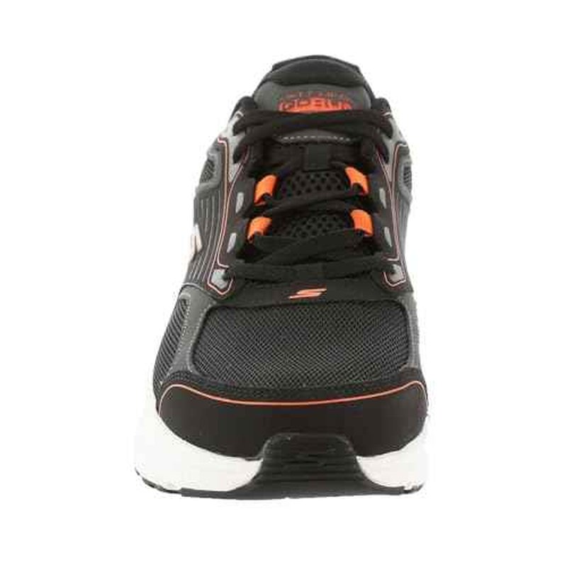 SKECHERS Mens Go Run Consistent 2.0 Black/Orange 8 Wide
