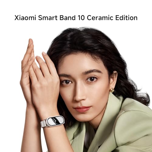 Xiaomi Mi Smart Band 10 (2025) Global Version - 1.72" AMOLED Display | 21 Days Battery Life | Touchscreen, Multi-Sport Tracker, Activity Tracker, Heart Rate Monitor | BT5.4 - (Midnight Black)
