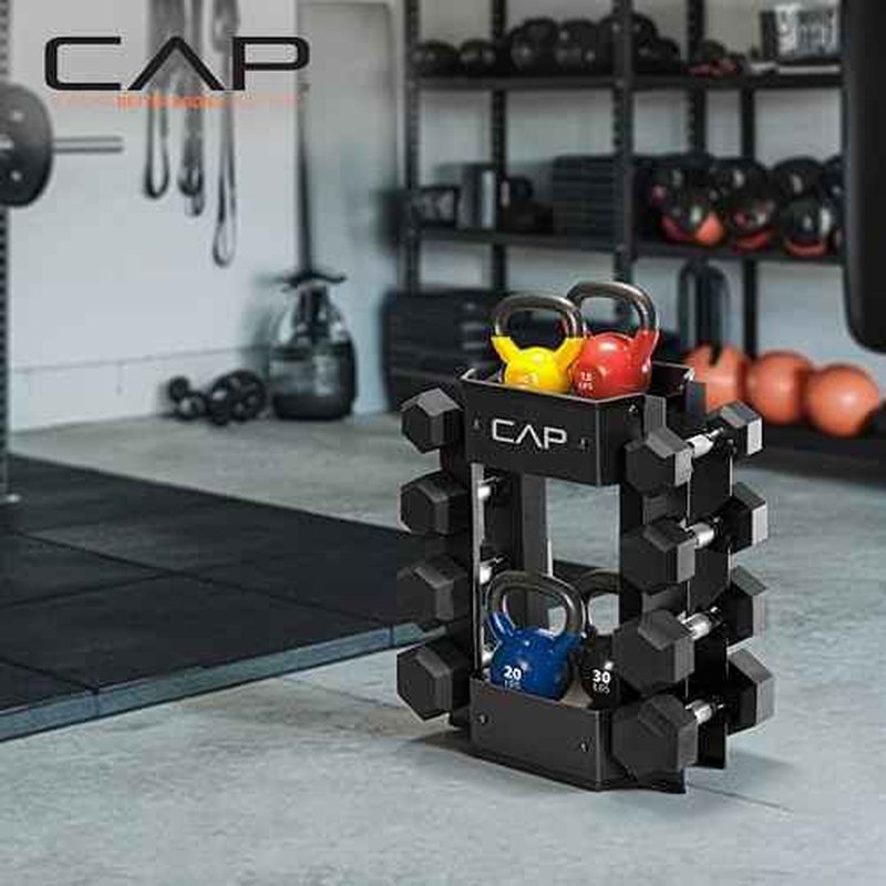 Cap Barbell Dumbbell and Kettlebell Storage Rack