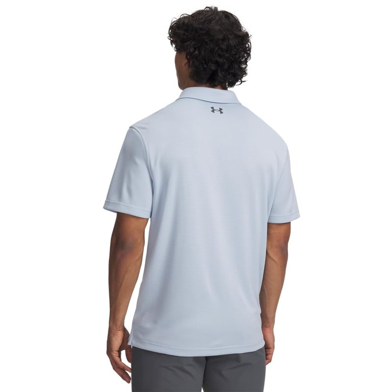 Under Armour Men's Tech Golf Polo, (455) Blue Calm / / Pitch Gray, X-Large