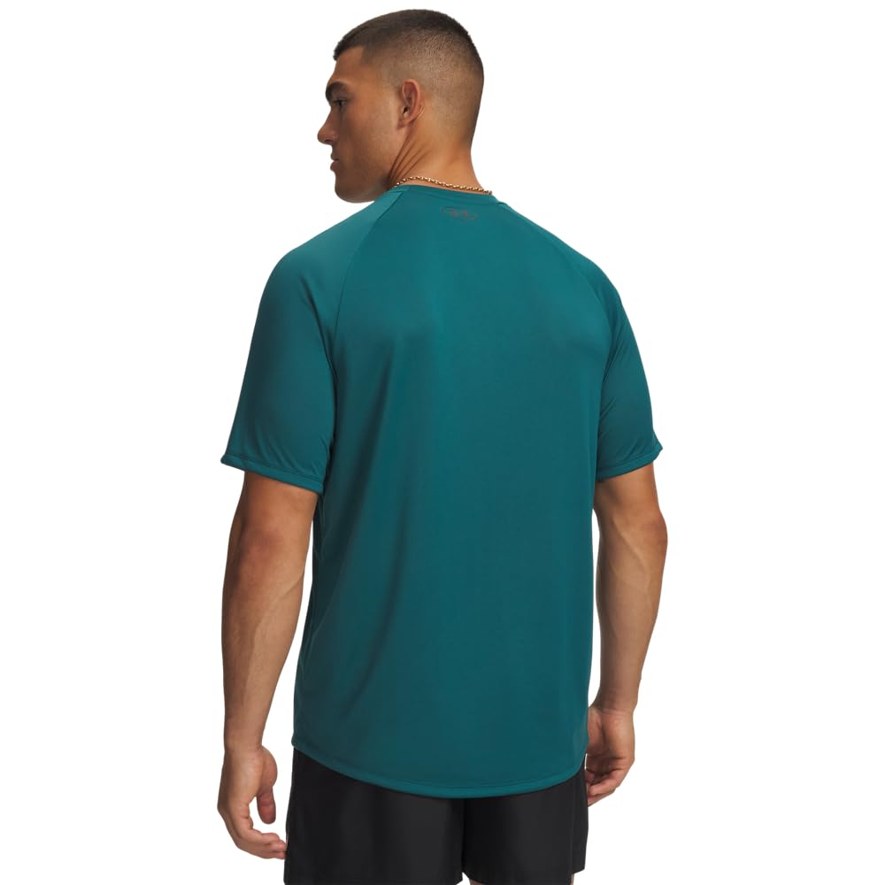Under Armour Men's Tech 2.0 Short-Sleeve T-Shirt, (338) Rack Green / / Black, Medium