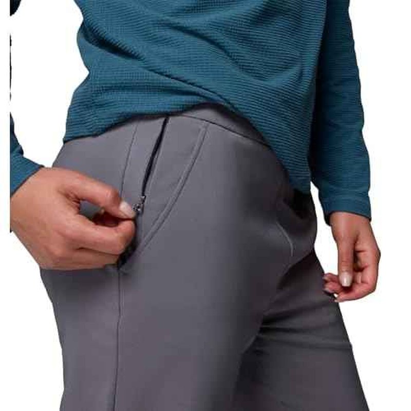 Columbia Womens All Seasons Slim Pull-On Pant, City Grey, Medium x S