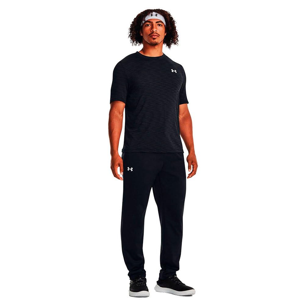 Under Armour Men's Twister Pants, (001) Black / / White, Small