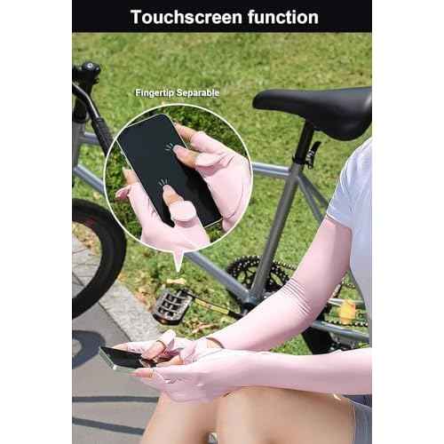 UV Protection Women's Driving Gloves - Full Finger Arm Sleeve Long UV Sun Protection Gloves