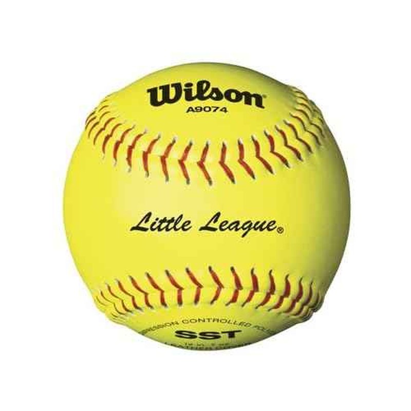 Wilson Little League Leather Polycore Softballs 1 Dozen