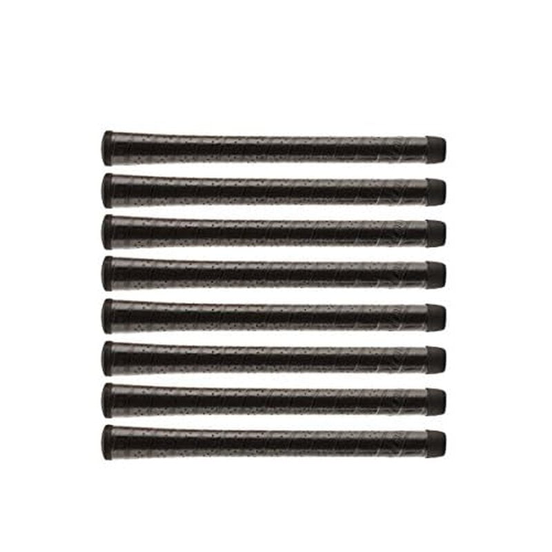 Winn Excel Soft - Set of 8 - Undersize - Black - Polymer - AVS - Golf Club Grips