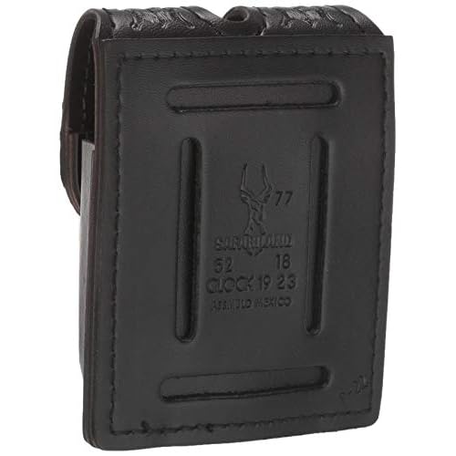 Safariland Duty Gear Bianchi 77-283-4HS: 77 Glock 19/23 Bsk Blk, Basket Weave, Black