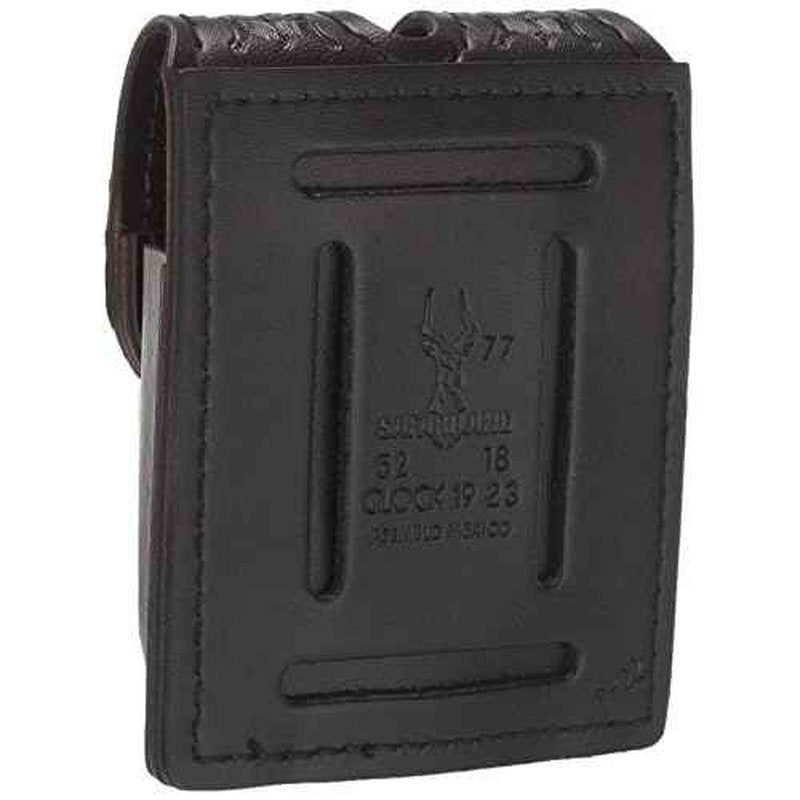 Safariland Duty Gear Bianchi 77-283-4HS: 77 Glock 19/23 Bsk Blk, Basket Weave, Black
