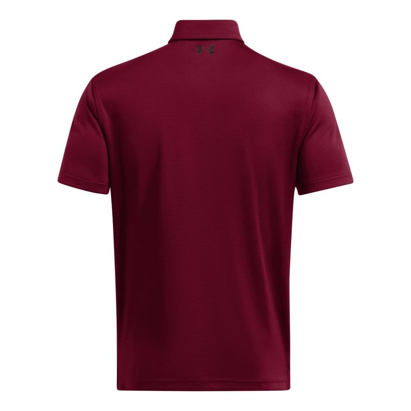 Under Armour Men's Tech Golf Polo, (625) Cardinal / / Black, X-Large