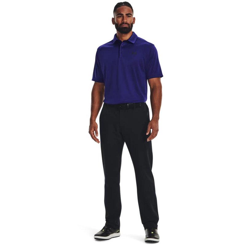 Under Armour Men's Tech Golf Polo, (468) Sonar Blue / / Black, Medium Tall