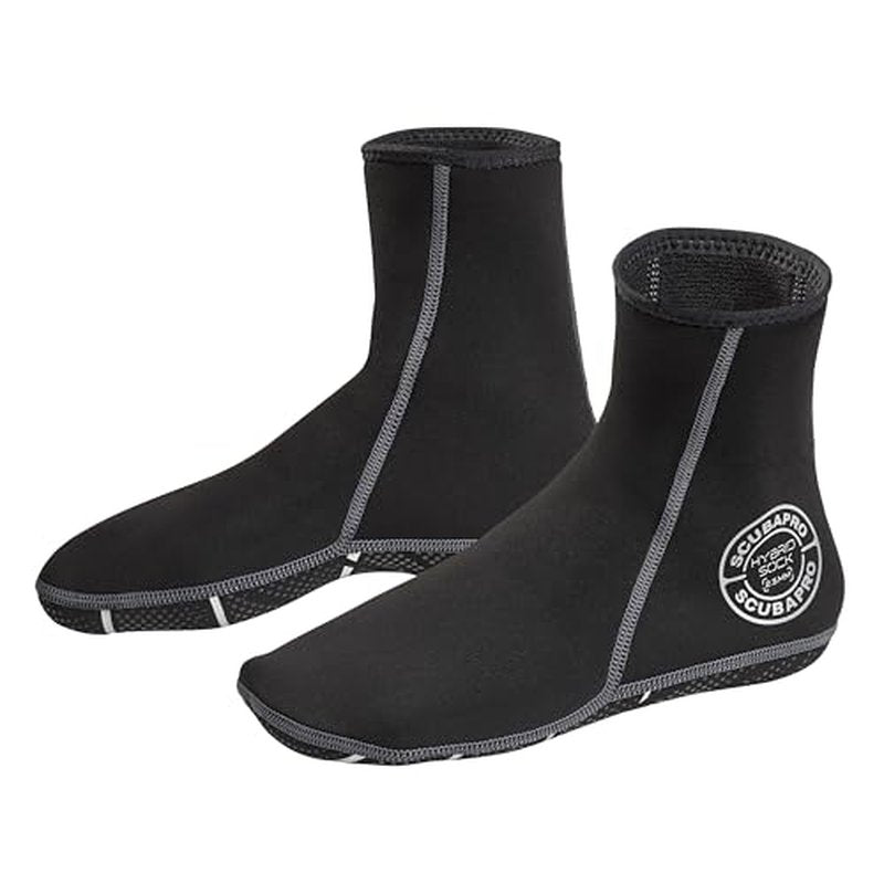 SCUBAPRO Hybrid Sock, 2.5mm, Black, XS/S