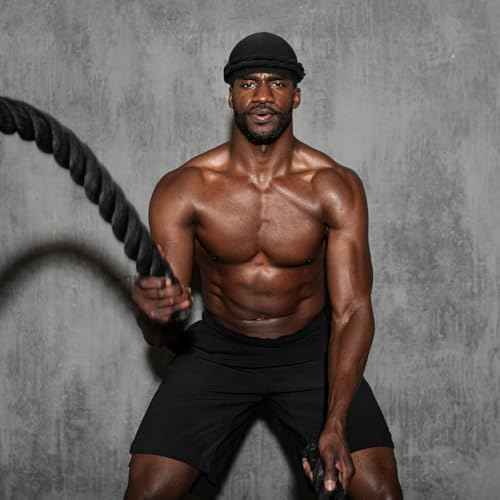 MLTUAGE 2 Pcs Satin Lined Silky Head Wraps for Men, Halo Turban Durag Head Scarf