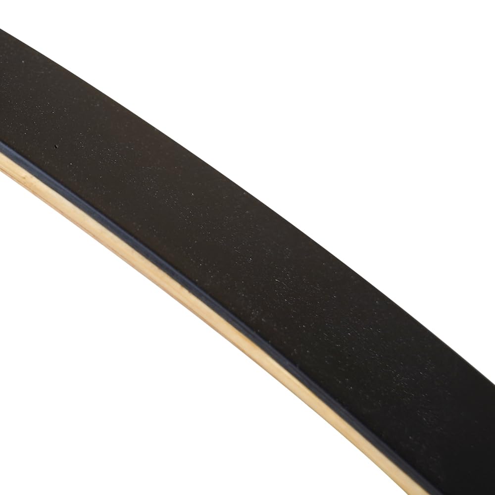 PMZ 58" Traditional Recurve Bow, Wooden Ming Hunting Horse Bow 20-50 lbs