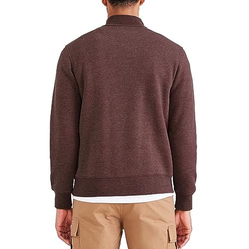 Dockers Men's Regular Fit Long Sleeve 1/4 Zip Fleece Sweatshirt